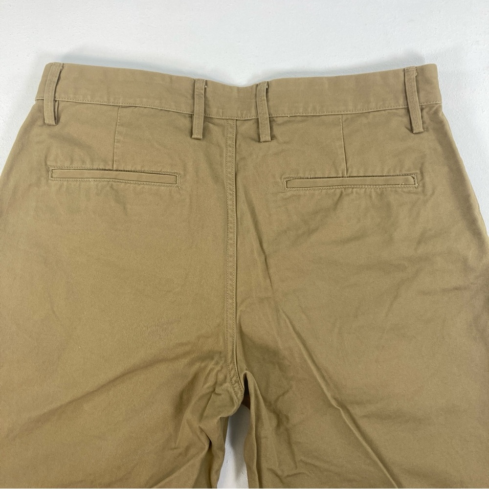 GAP Khakis Lived In Flat Front Chino Shorts Tan Men's Size 34 Summer Outdoor - Picture 9 of 16